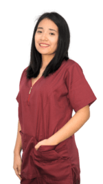 Chaqueta de mujer color vino Cod 1407 Chaqueta de mujer color vino Cod 1407 uniformes medicos monterey