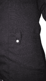 Cardigan negro Cod 1310 uniformes monterey uniformes médicos