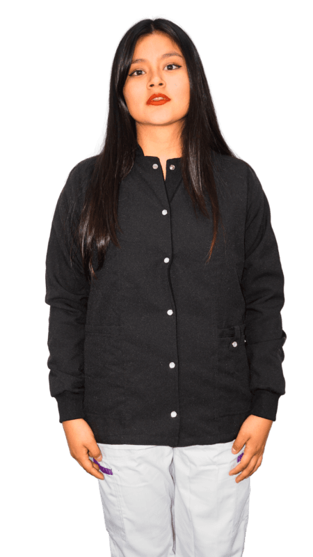 Cardigan negro Cod 1310 uniformes monterey uniformes médicos