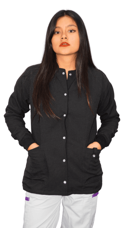 Cardigan negro Cod 1310 uniformes monterey