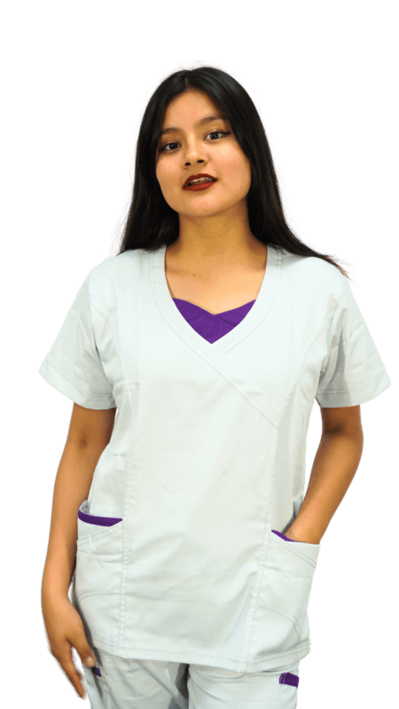 Chaqueta blanca de mujer Cod 1401 | Uniformes medicos