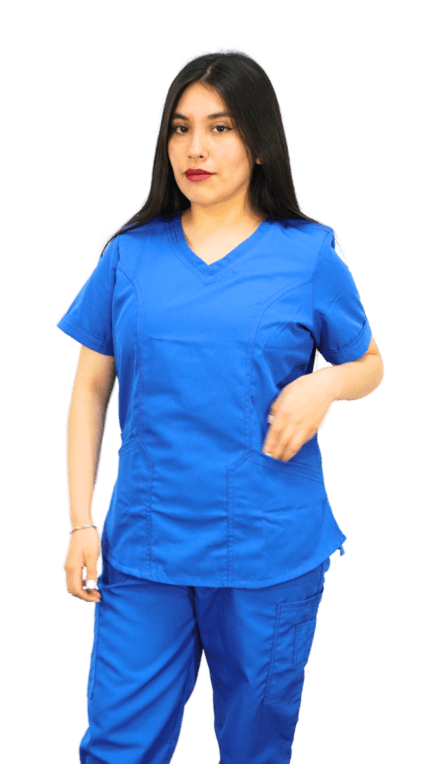 Chaqueta azul de mujer Cod 1406 uniformes medicos monterey