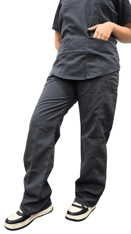 Pantalón color plomo para mujer Cod 1830