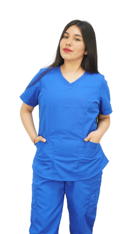 Chaqueta azul de mujer Cod 1406 uniformes medicos monterey