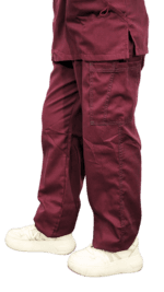 Pantalón de mujer color vino Cod 1515, uniformes medicos Monterey